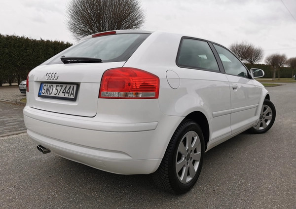 Audi A3 cena 27900 przebieg: 77000, rok produkcji 2008 z Rydułtowy małe 781